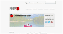 Desktop Screenshot of mortgage-insurancequotes.com